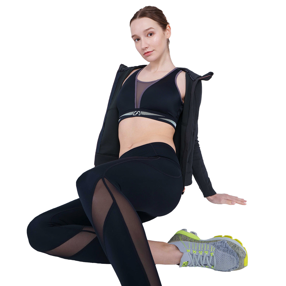 Athleisure Fancy Logo Jacket for Women