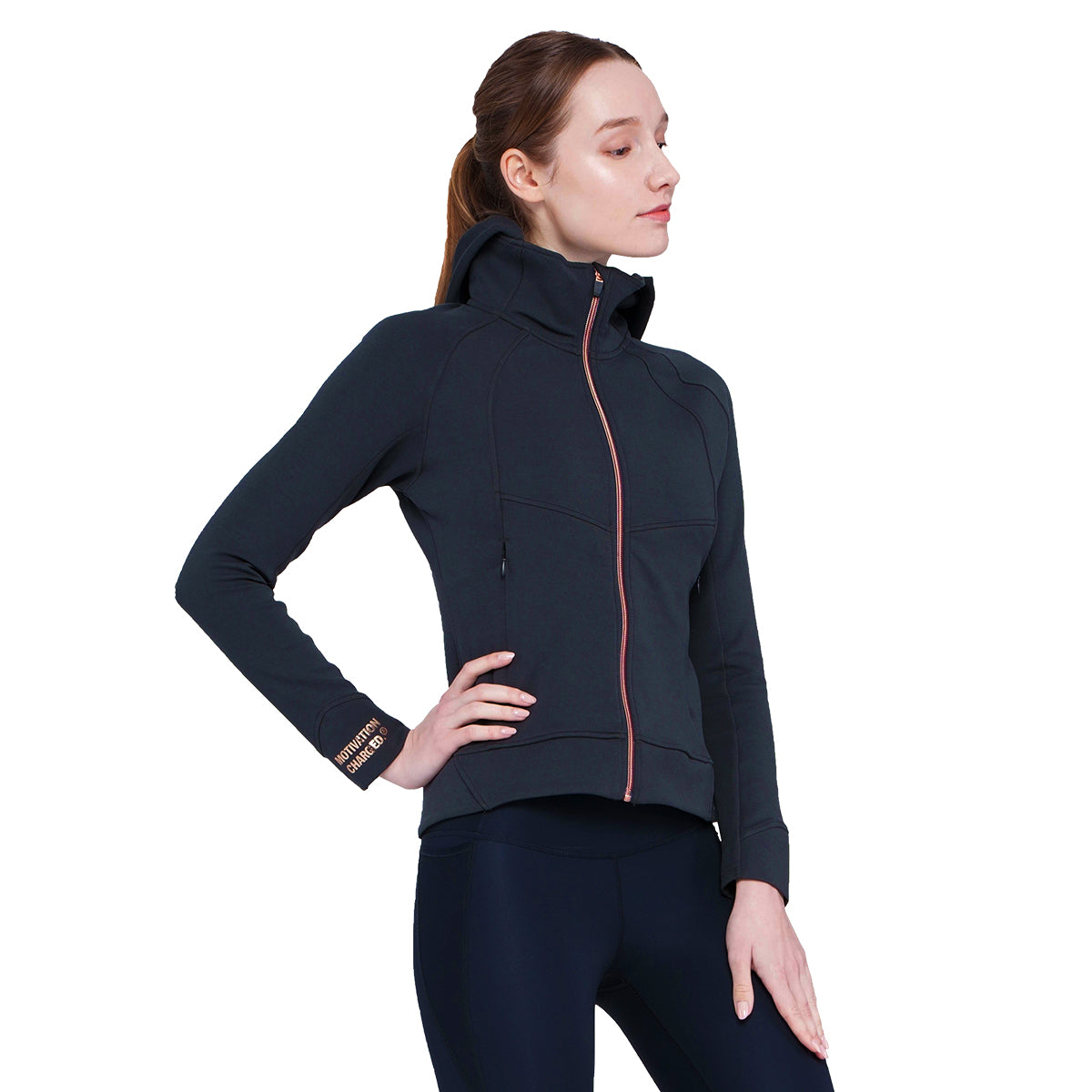 Image of Athleisure Fancy Logo Jacket for Women