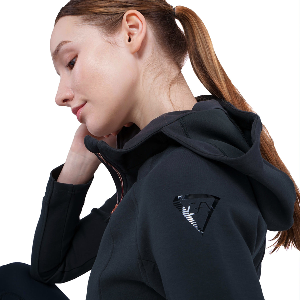 Image of Athleisure Fancy Logo Jacket for Women