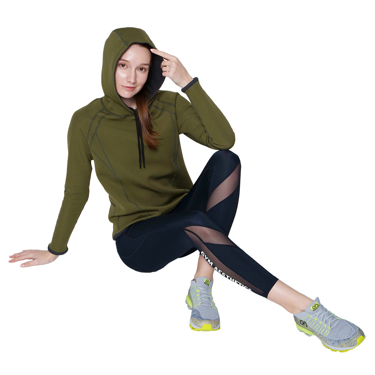 Image of Athleisure Reversible Hoodies Pique for Women