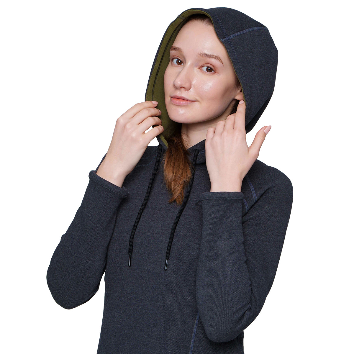 Image of Athleisure Reversible Hoodies Pique for Women