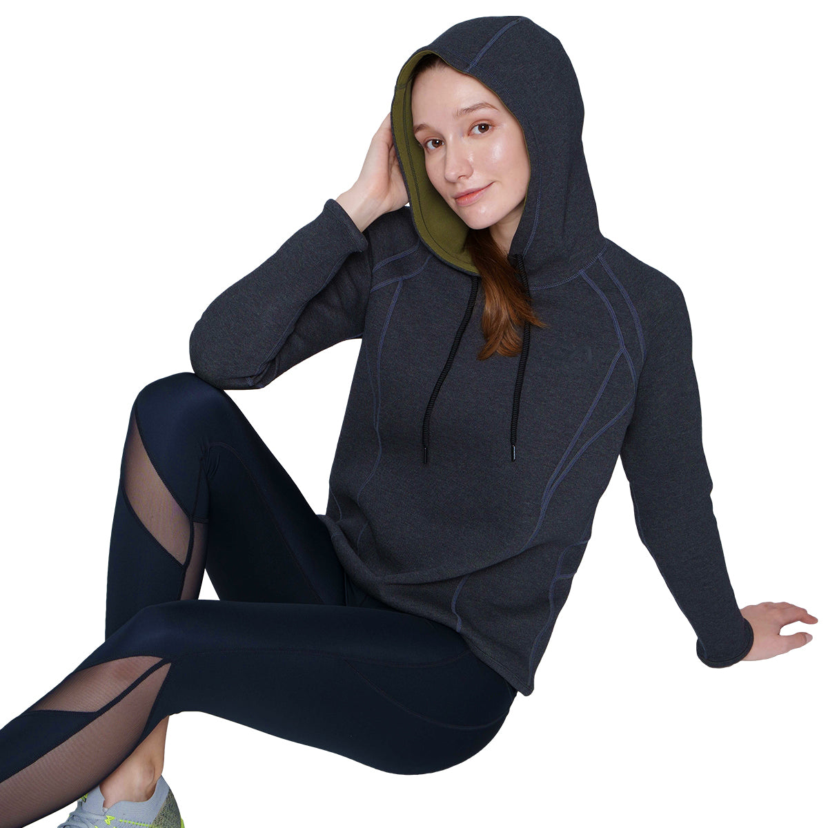 Image of Athleisure Reversible Hoodies Pique for Women