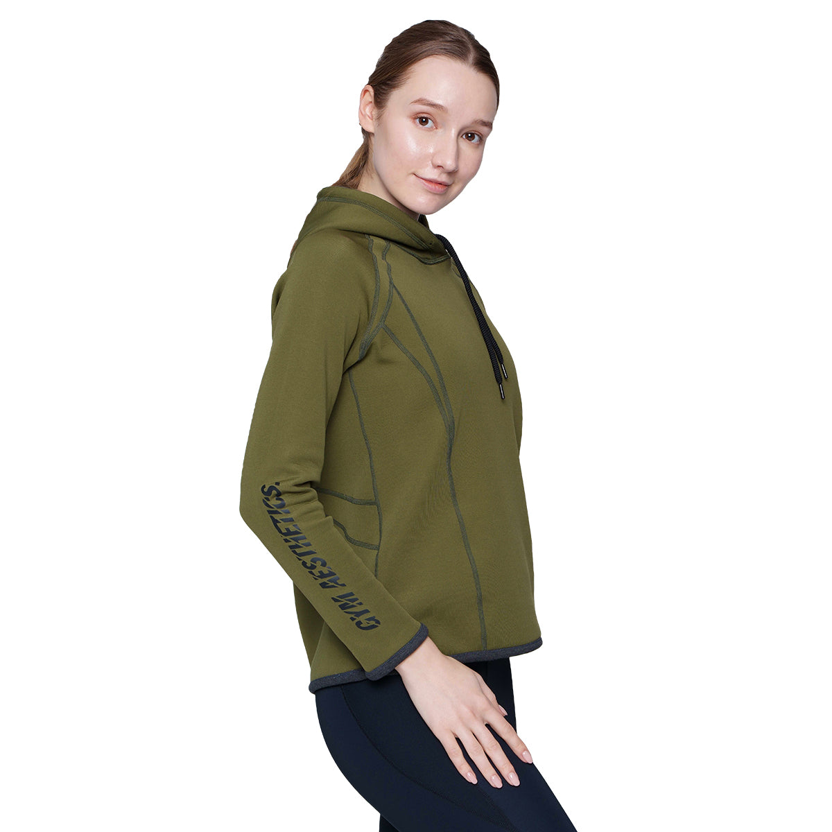 Image of Athleisure Reversible Hoodies Pique for Women