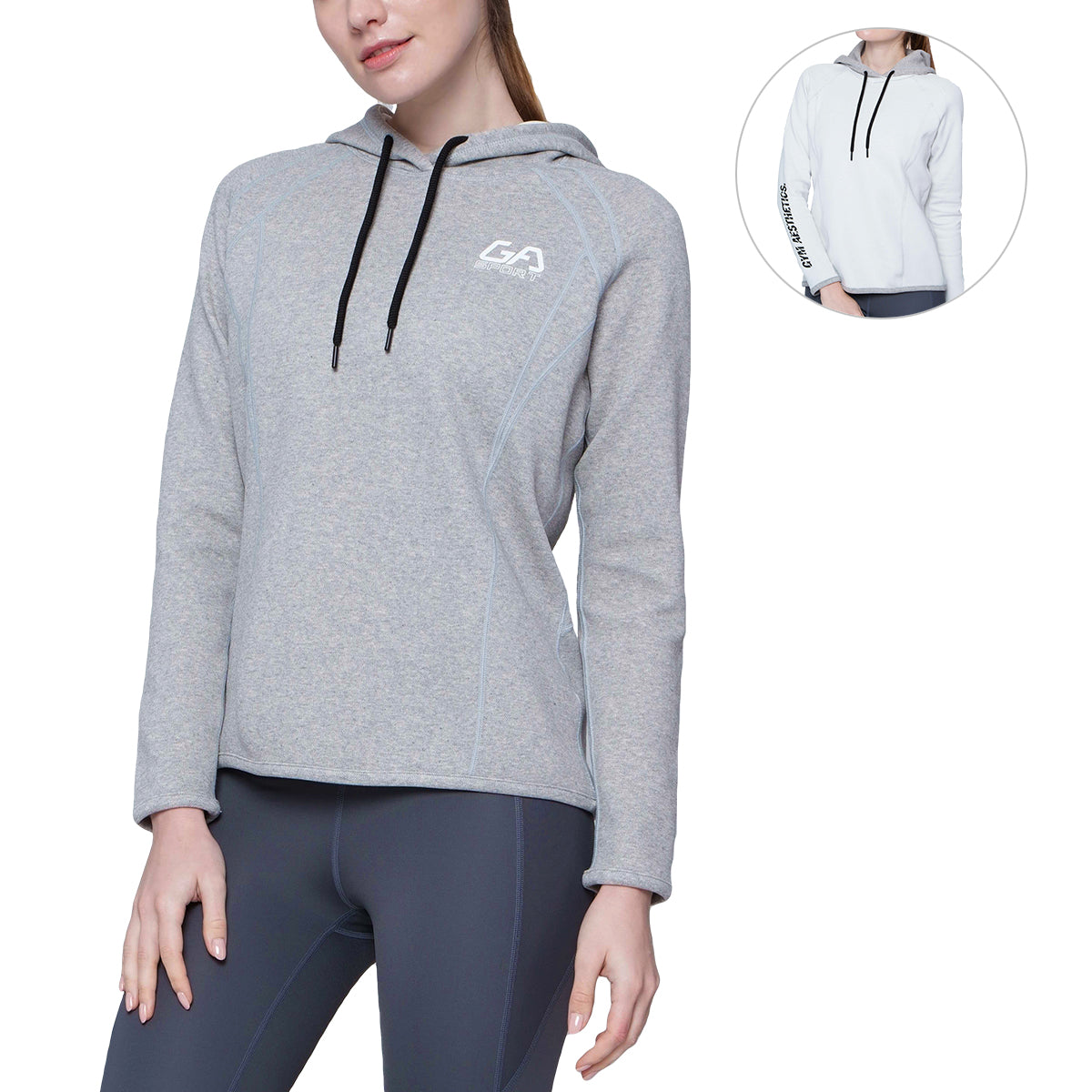 Athleisure Reversible Hoodies Pique