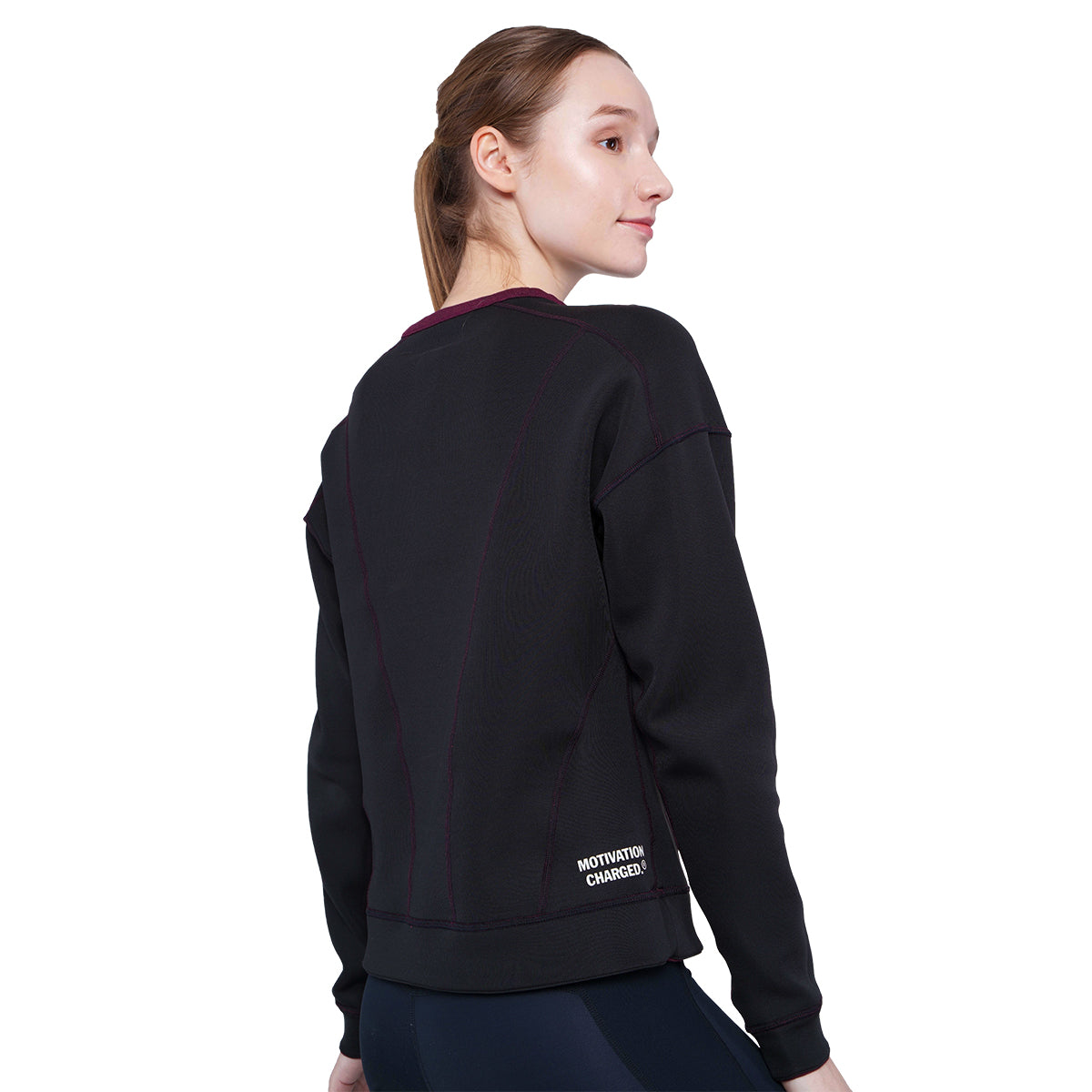Image of Athleisure Reversible Sweatshirt Pique for Women