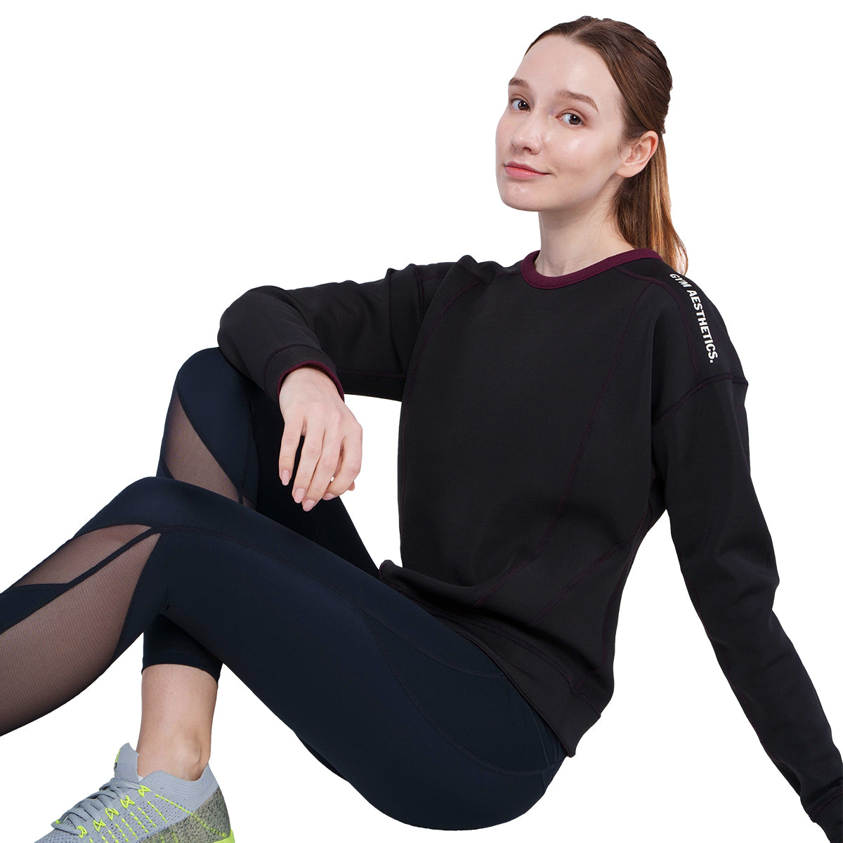 Athleisure Reversible Sweatshirt Pique for Women