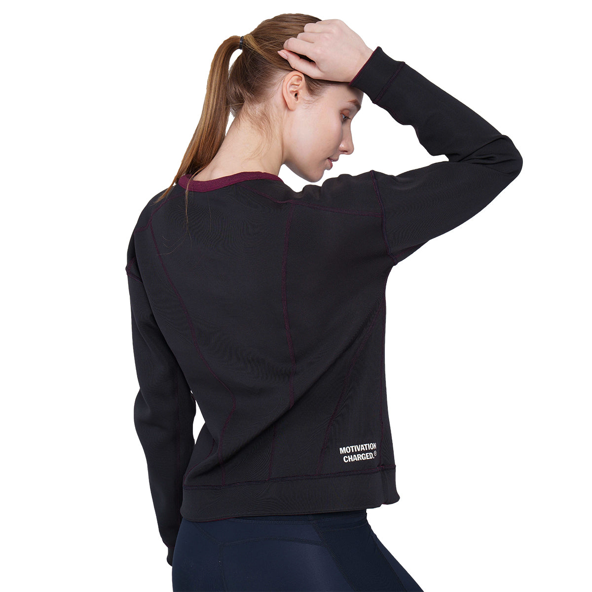 Athleisure Reversible Sweatshirt Pique for Women