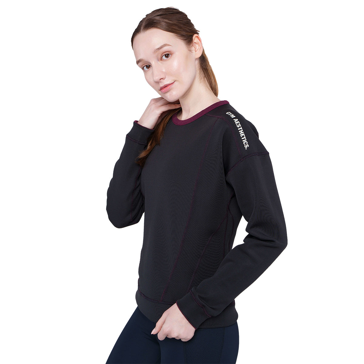 Athleisure Reversible Sweatshirt Pique for Women