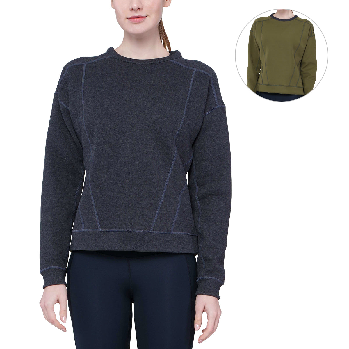 Athleisure Reversible Sweatshirt Pique for Women