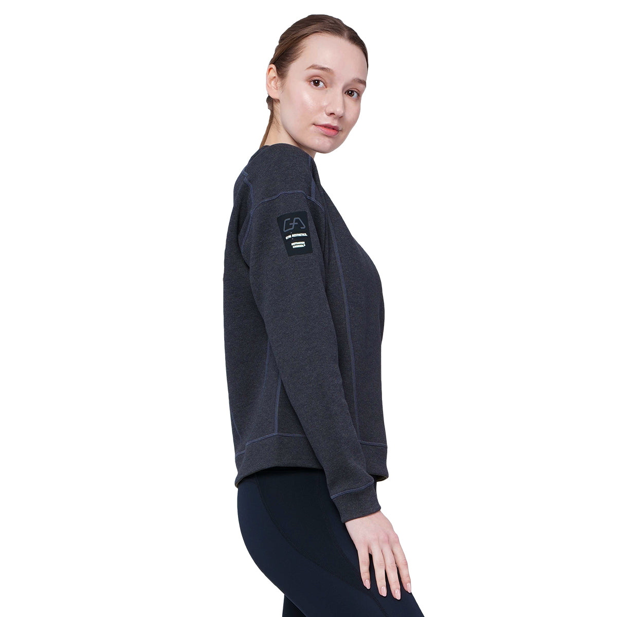Image of Athleisure Reversible Sweatshirt Pique for Women