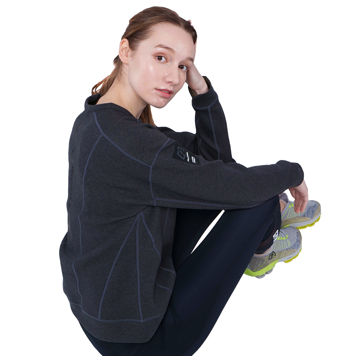 Athleisure Reversible Sweatshirt Pique for Women