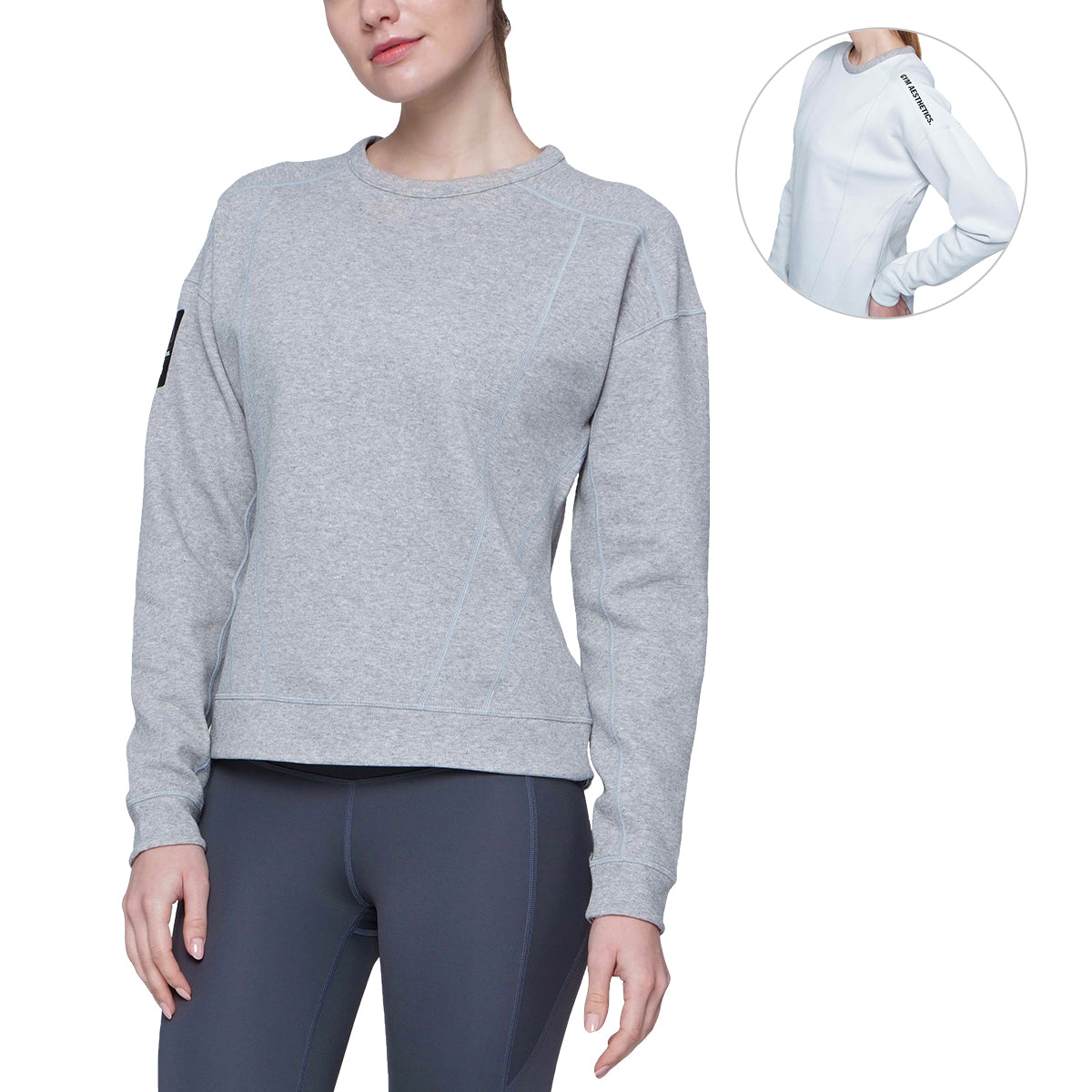 Athleisure Reversible Sweatshirt Pique