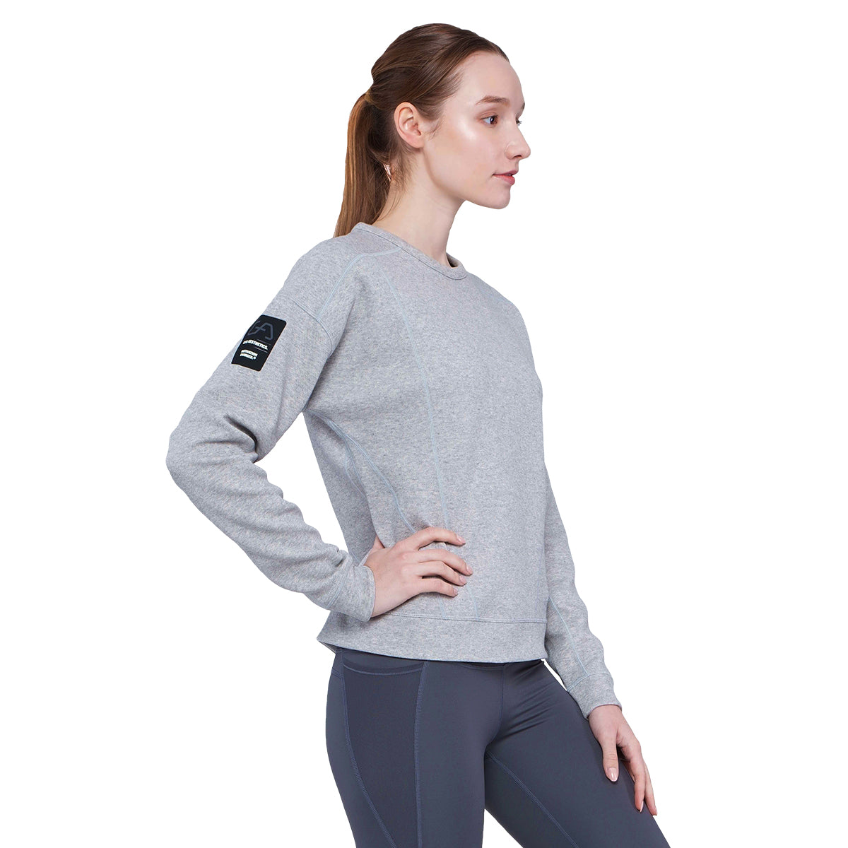 Athleisure Reversible Sweatshirt Pique for Women