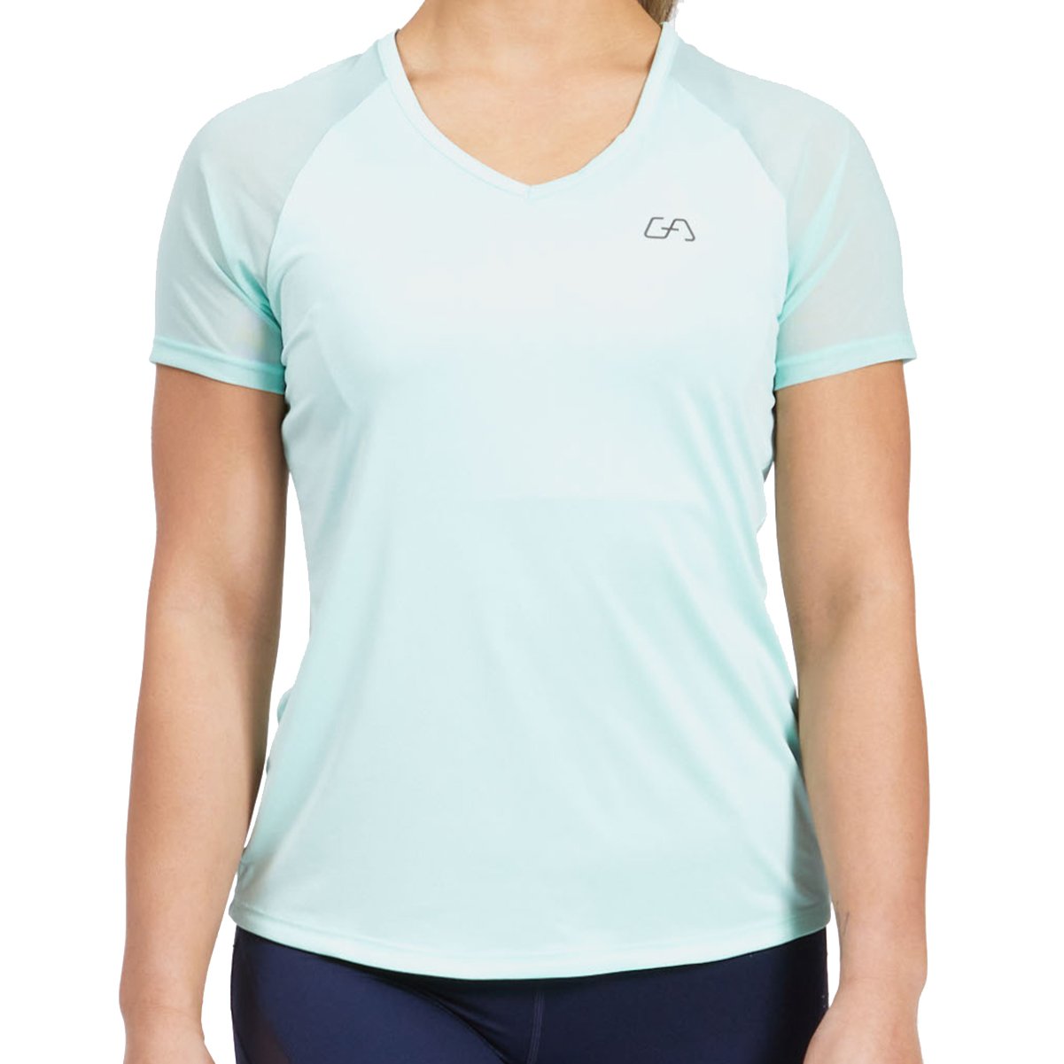 Image of Athleisure Workout Fashion T Shirt for Women