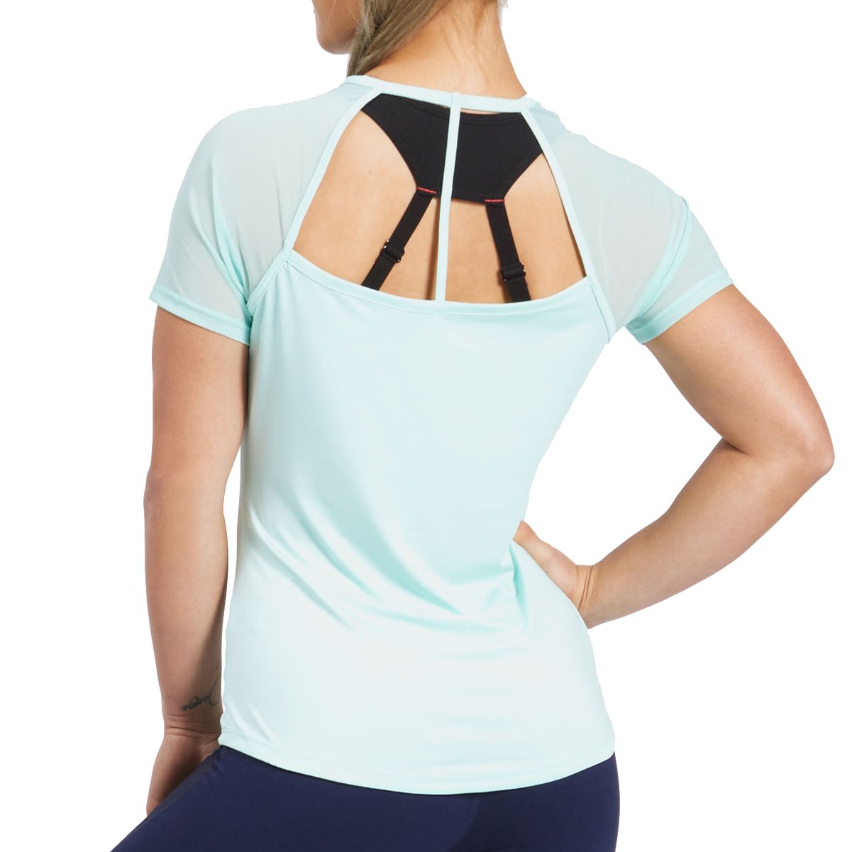 Image of Athleisure Workout Fashion T Shirt for Women