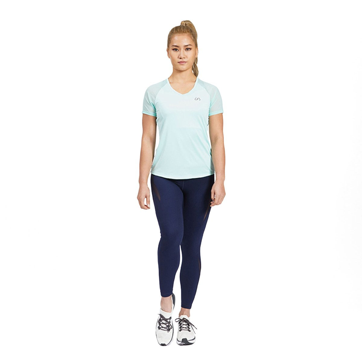 Image of Athleisure Workout Fashion T Shirt for Women