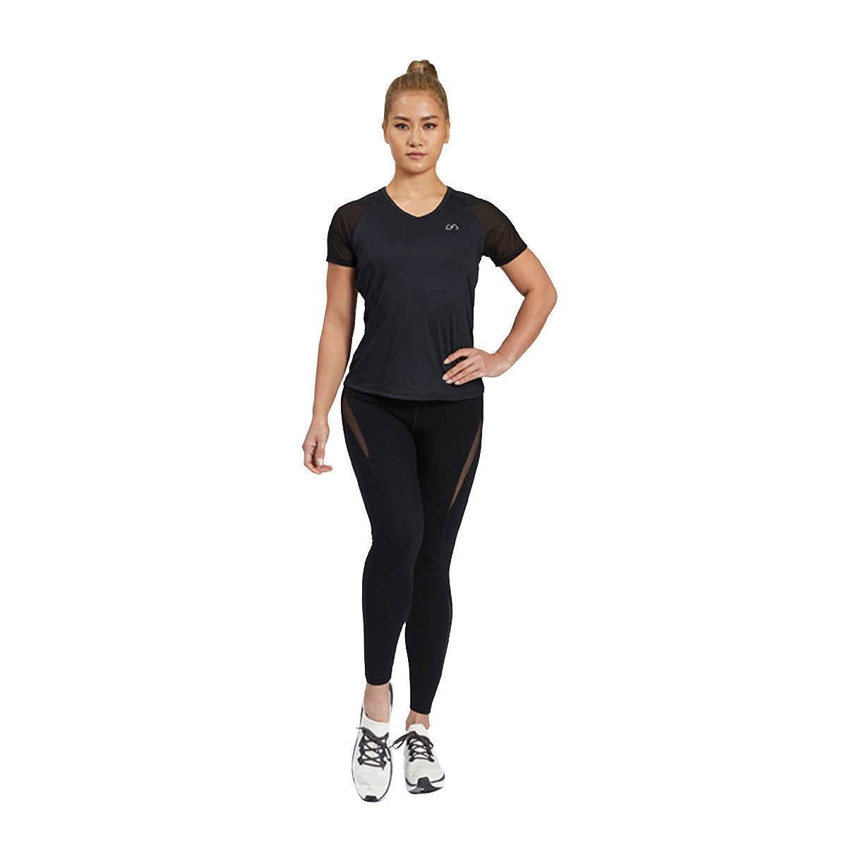 Image of Athleisure Workout Fashion T Shirt for Women
