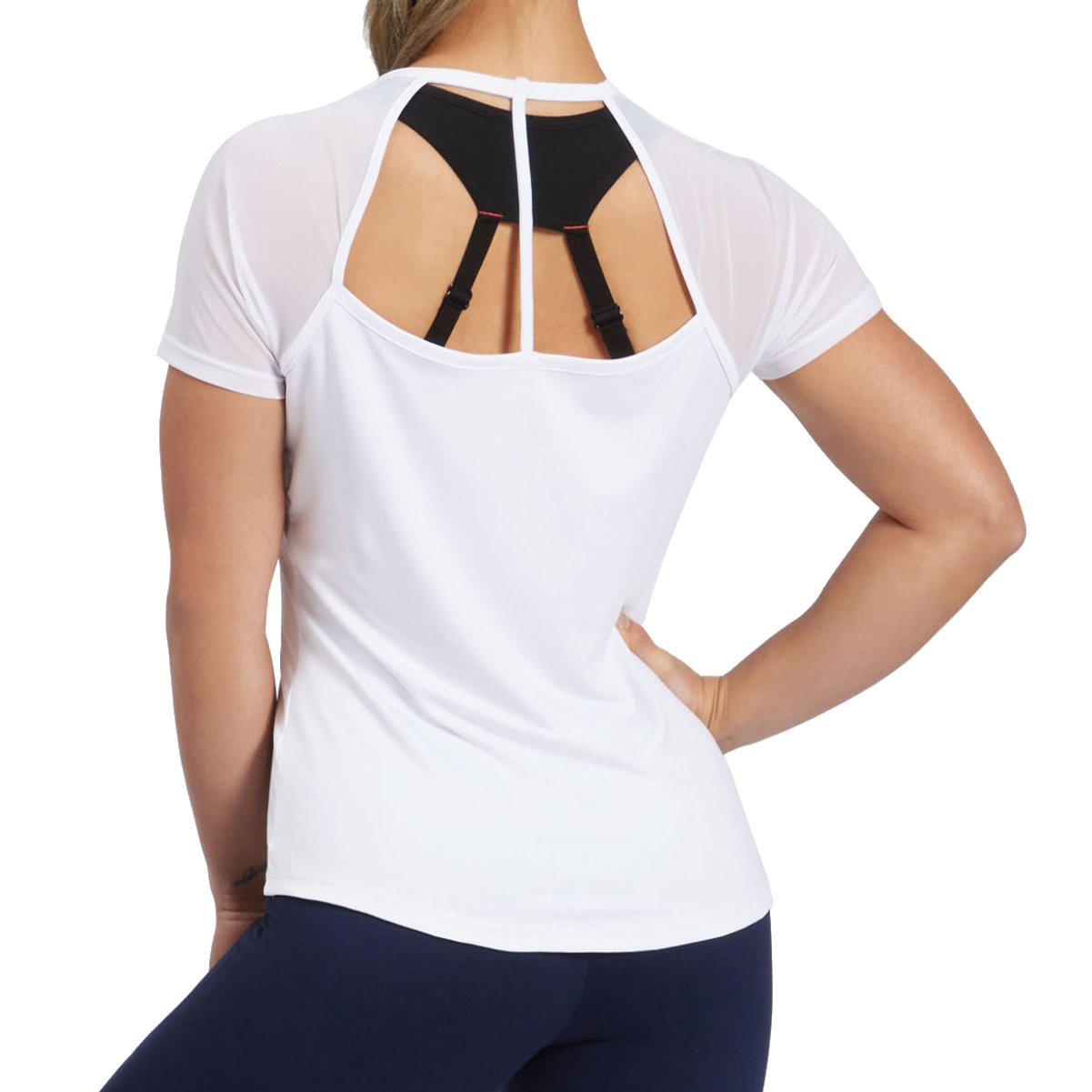 Image of Athleisure Workout Fashion T Shirt for Women