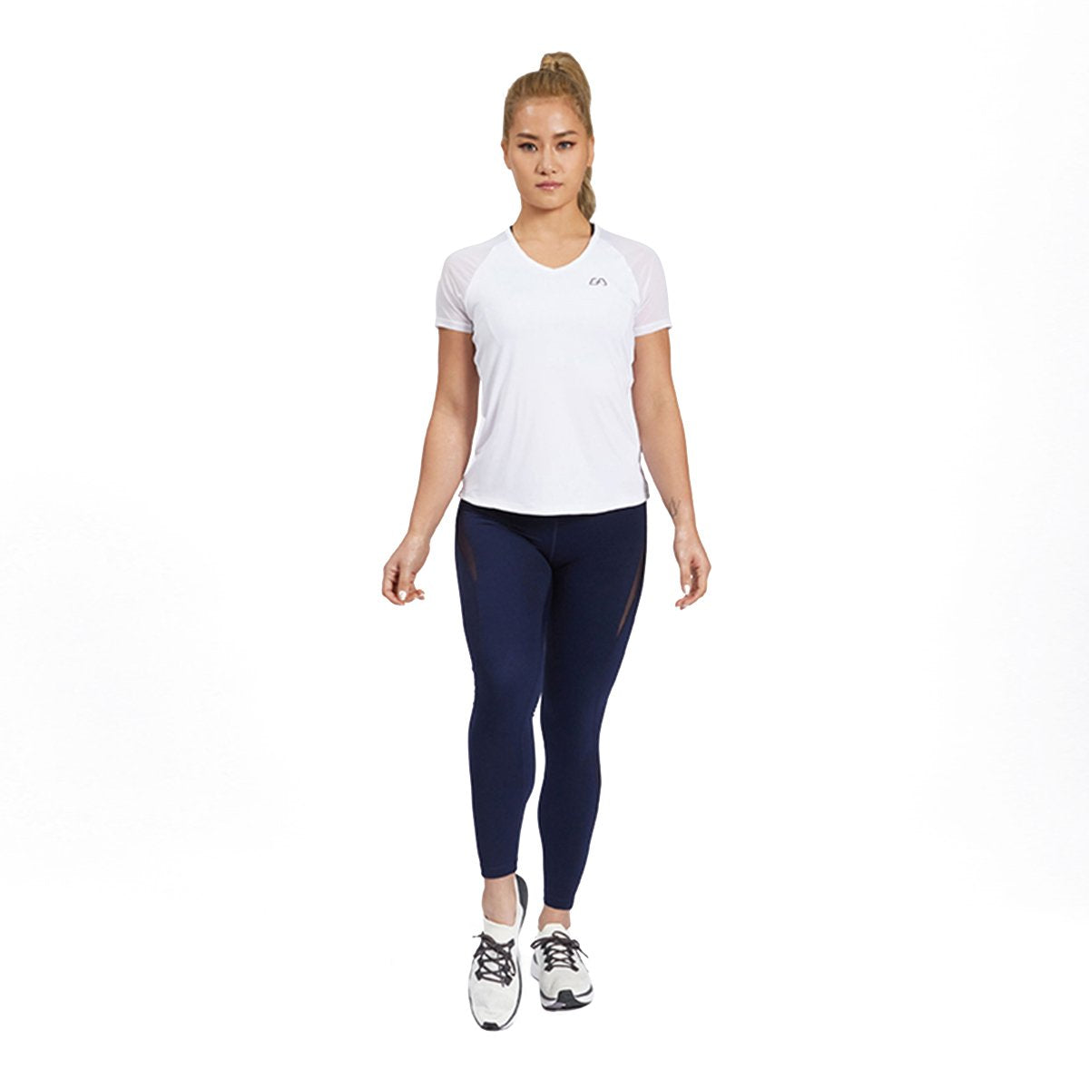 Image of Athleisure Workout Fashion T Shirt for Women