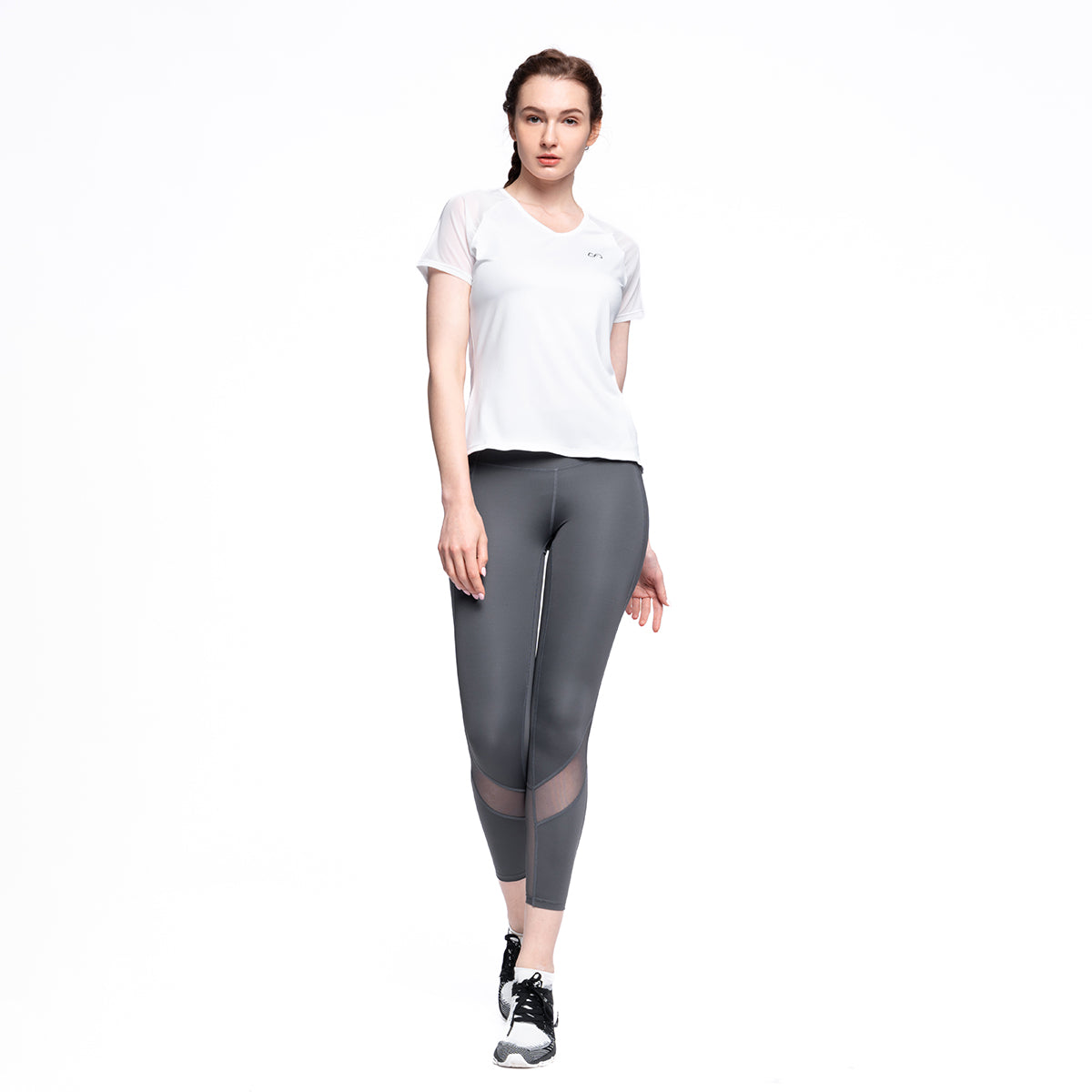 Image of Athleisure Workout Fashion T Shirt for Women
