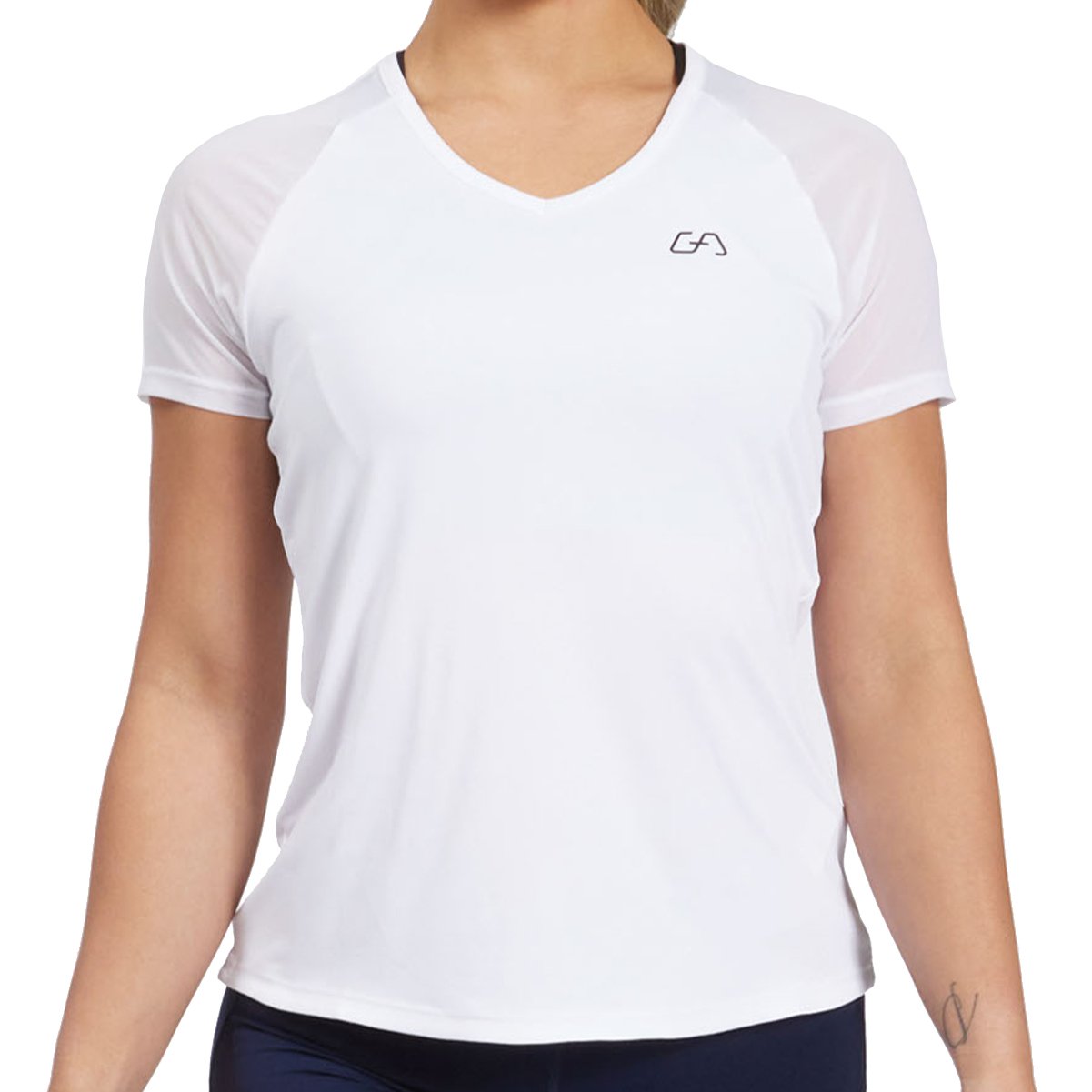 Image of Athleisure Workout Fashion T Shirt for Women