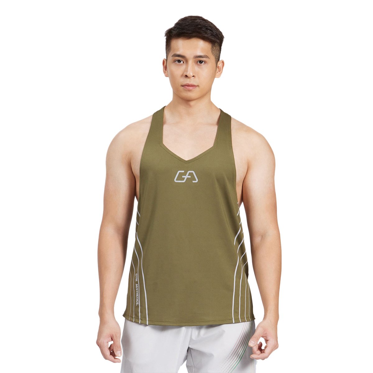 Image of Wesentlich Bodybuilder Stringer Y-Back für Herren