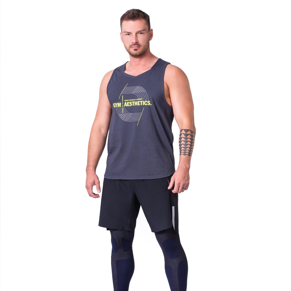 Image of Wesentlich Coolever Cotton Touch Gym Stringer für Herren