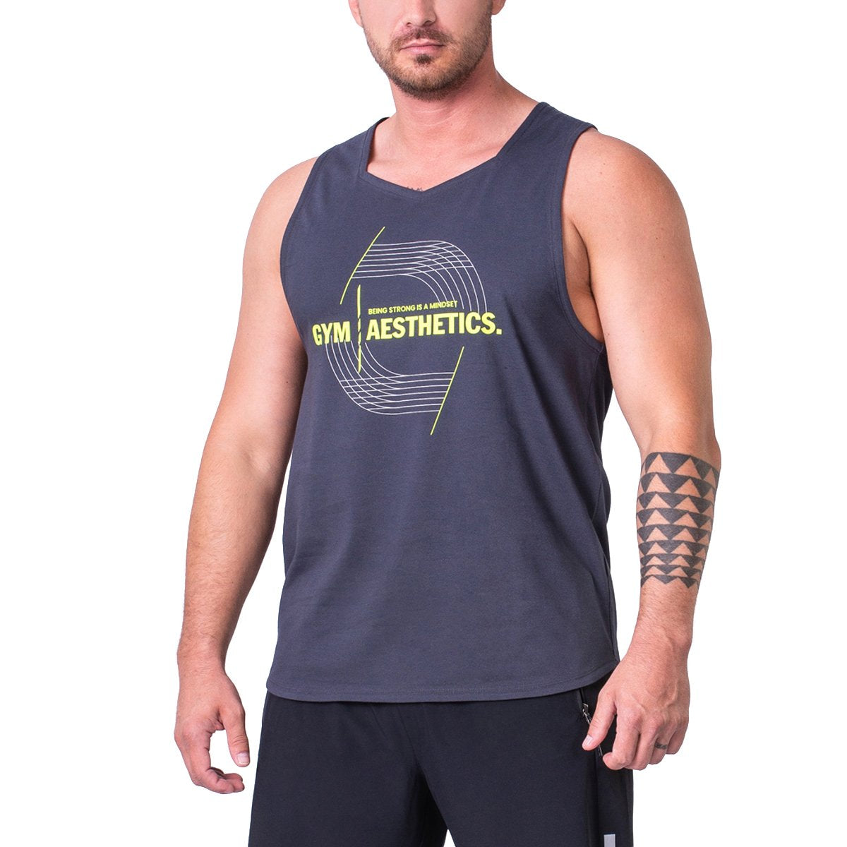 Image of Wesentlich Coolever Cotton Touch Gym Stringer für Herren
