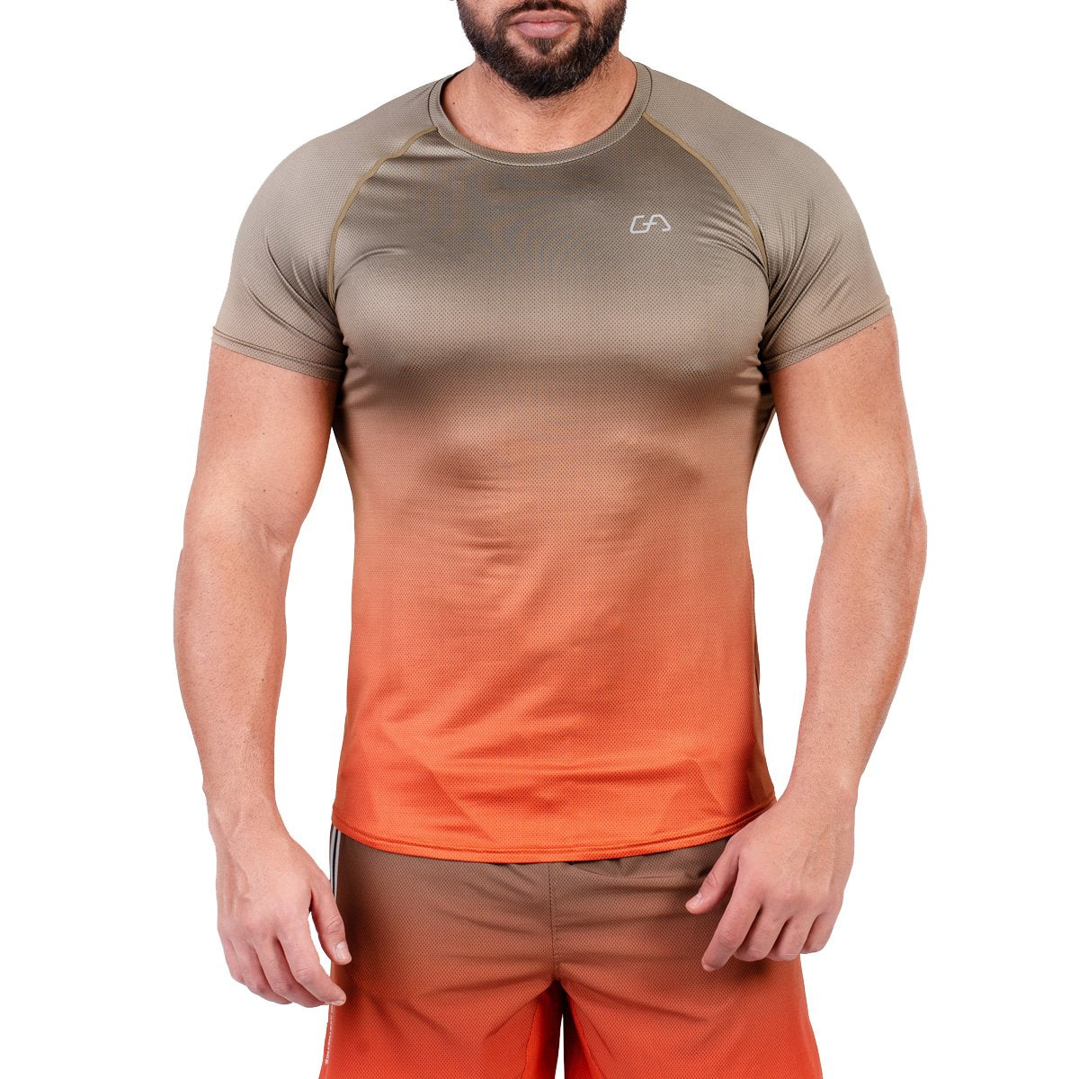 Image of Essential gradient crew neck Sport Shirt for Men