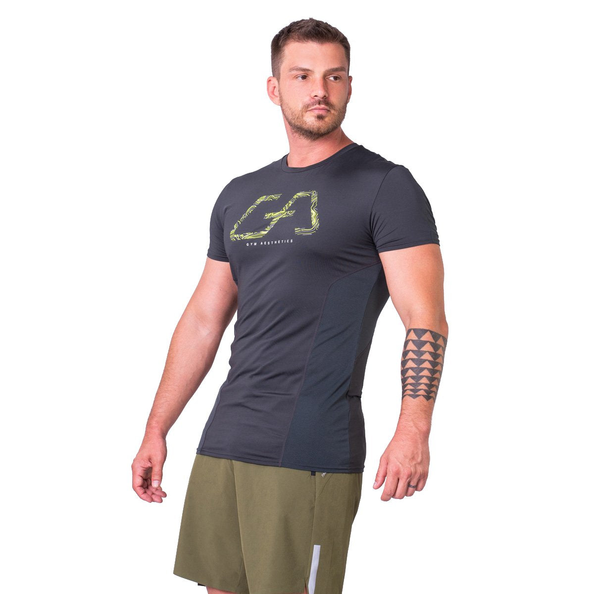 Image of Wesentlich Dichte Maschen Tight-Fit T-Shirt für Herren