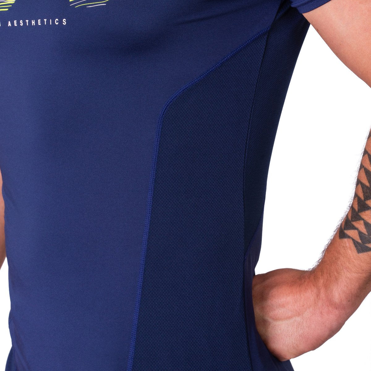 Image of Wesentlich Dichte Maschen Tight-Fit T-Shirt für Herren