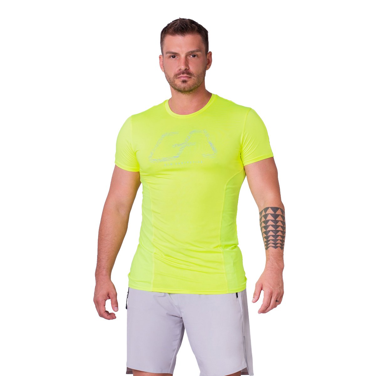 Image of Wesentlich Dichte Maschen Tight-Fit T-Shirt für Herren