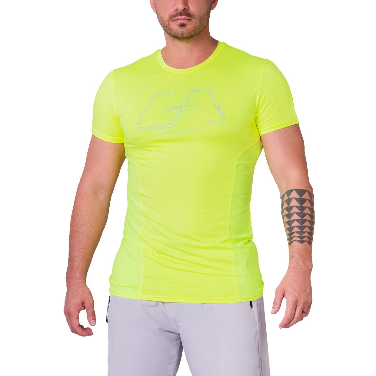Image of Wesentlich Dichte Maschen Tight-Fit T-Shirt für Herren