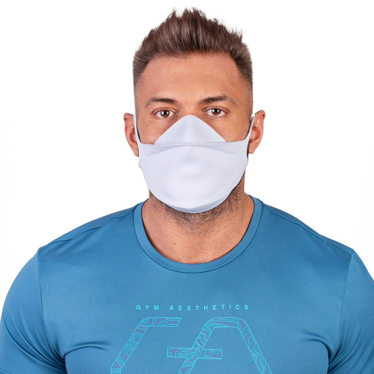 Image of HiQPRO Wiederverwendbare Maske mit patentierter antimikrobieller airDefender ® Technologie in Volltonfarbe