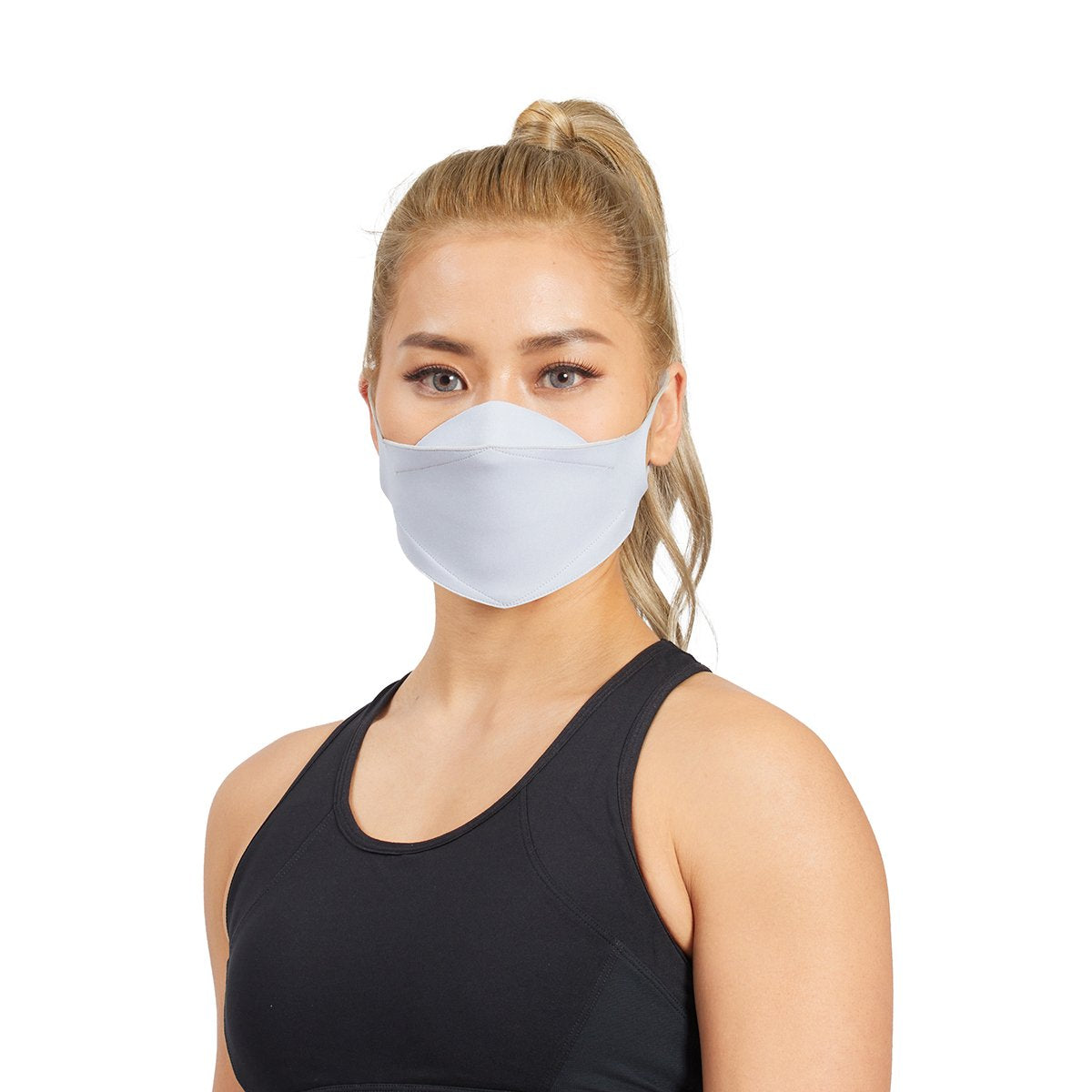Image of HiQPRO Wiederverwendbare Maske mit patentierter antimikrobieller airDefender ® Technologie in Volltonfarbe