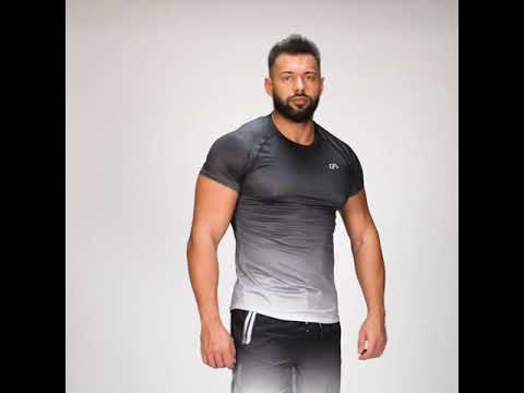 Image of Essential gradient crew neck Sport Shirt for Men