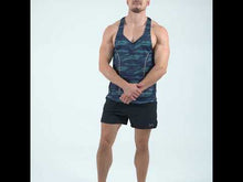 Load and play video in Gallery viewer, Training Camo Stringer Y Back for Men
