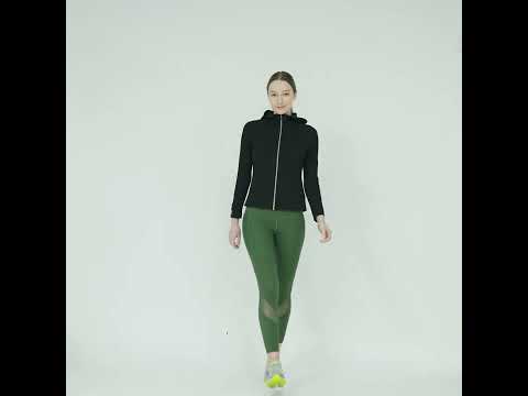 Image of Athleisure Fancy Logo Jacket for Women