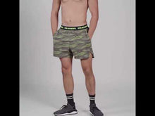 Load and play video in Gallery viewer, Training Camo 3 inch Running Shorts Ergonomics for Men
