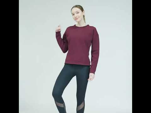 Athleisure Reversible Sweatshirt Pique for Women