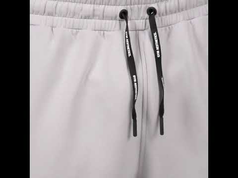 Image of Workout Color Blocking Cotton Touch 9 inch Running Shorts for Men