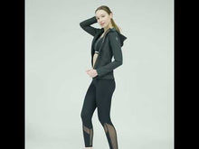 Load and play video in Gallery viewer, Athleisure Fancy Logo Jacket for Women
