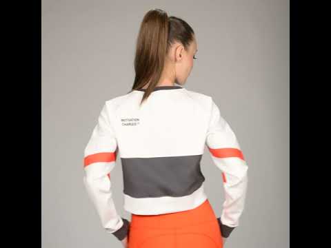 Image of Athleisure Cropped Sweatshirt for Women