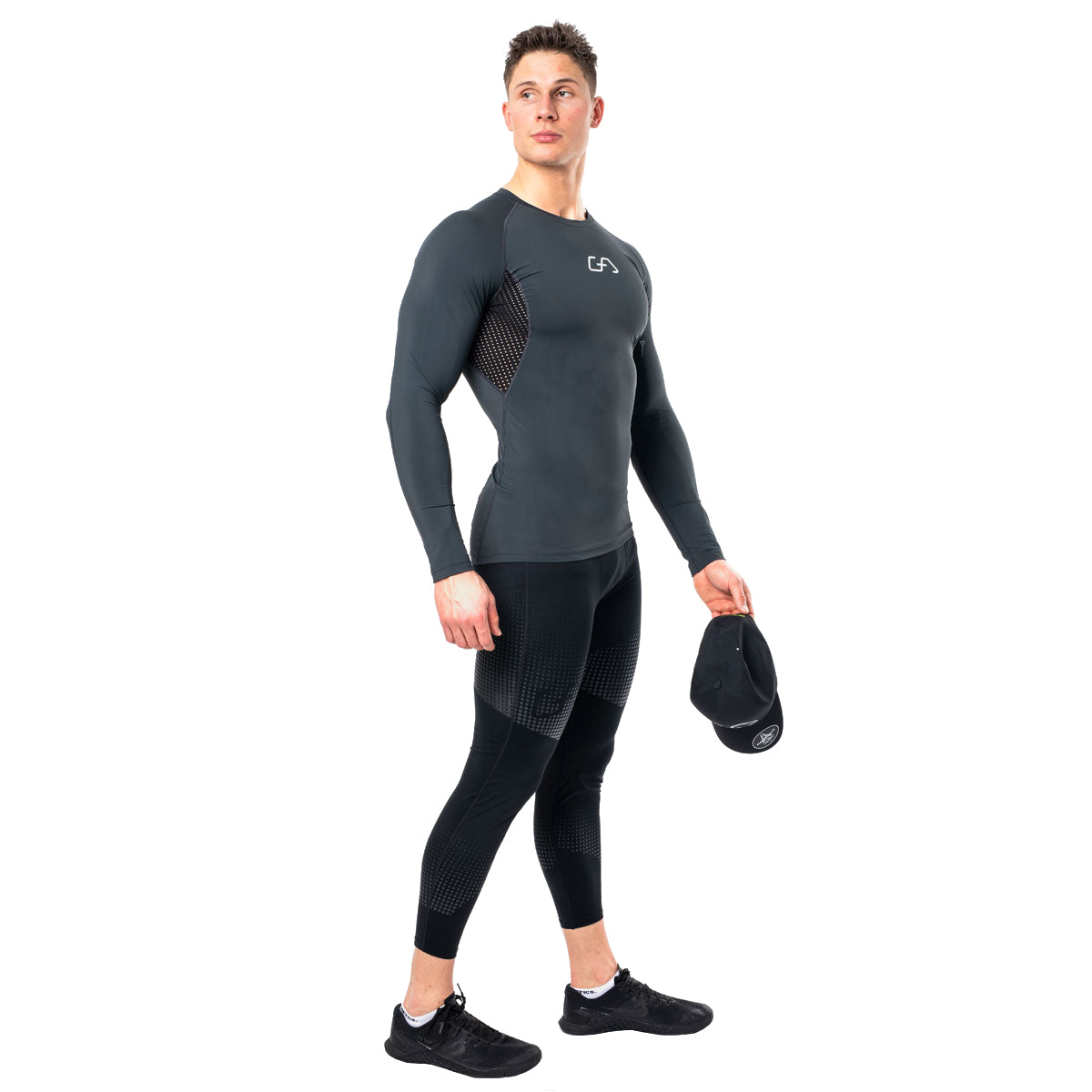 Image of Langarm Kompressionsshirt Herren HiTense