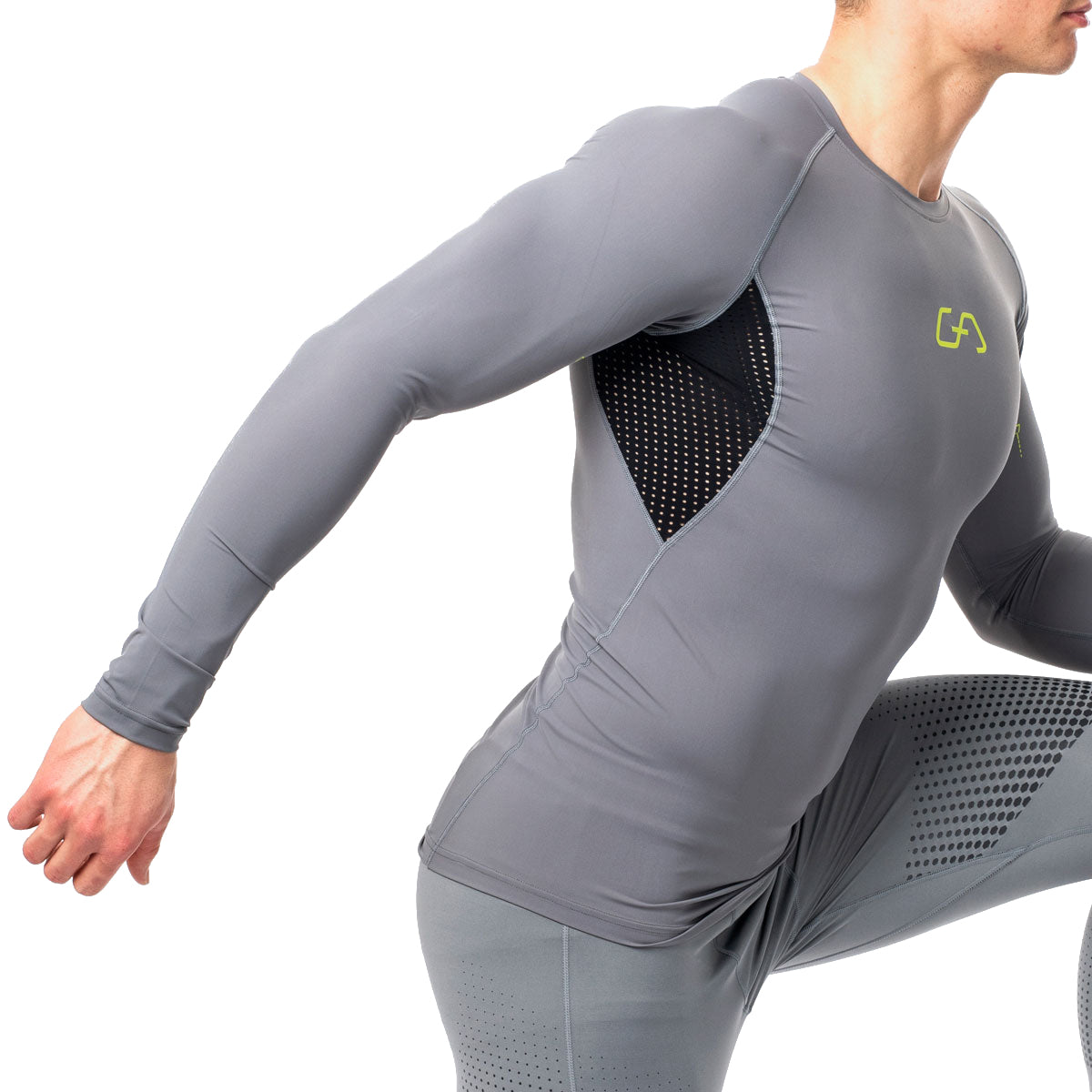 Image of Langarm Kompressionsshirt Herren HiTense