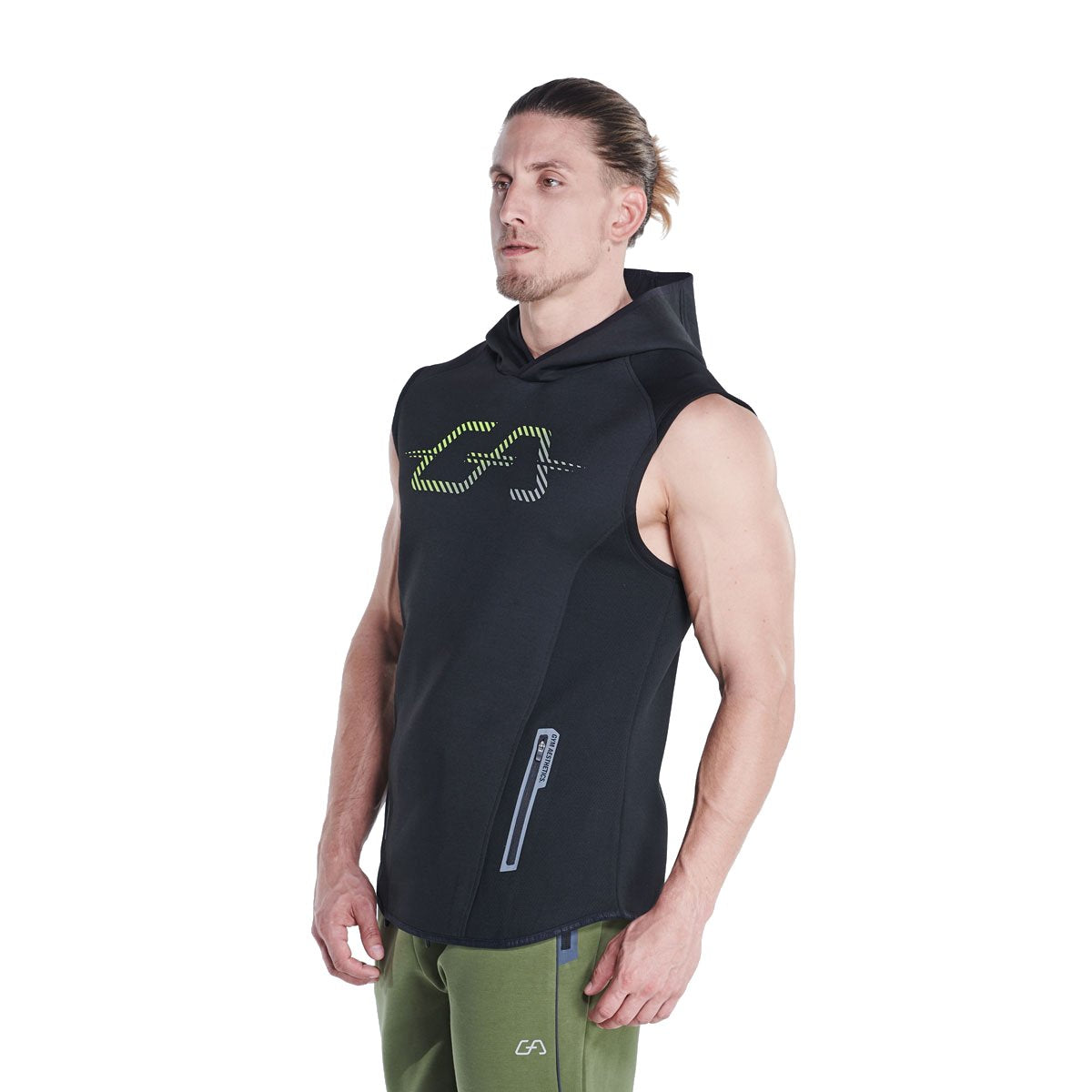 Image of OutRun Sleeveless Hoodie Vest for Men
