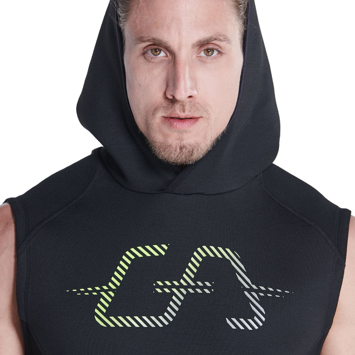 Image of OutRun Sleeveless Hoodie Vest for Men
