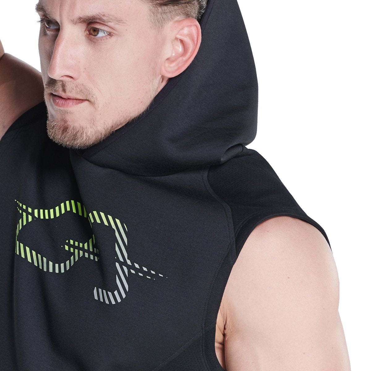 Image of OutRun Sleeveless Hoodie Vest for Men