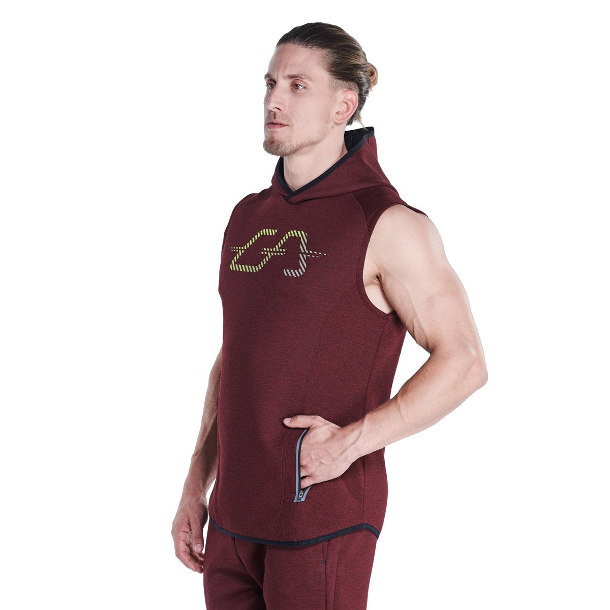 Image of OutRun Sleeveless Hoodie Vest for Men