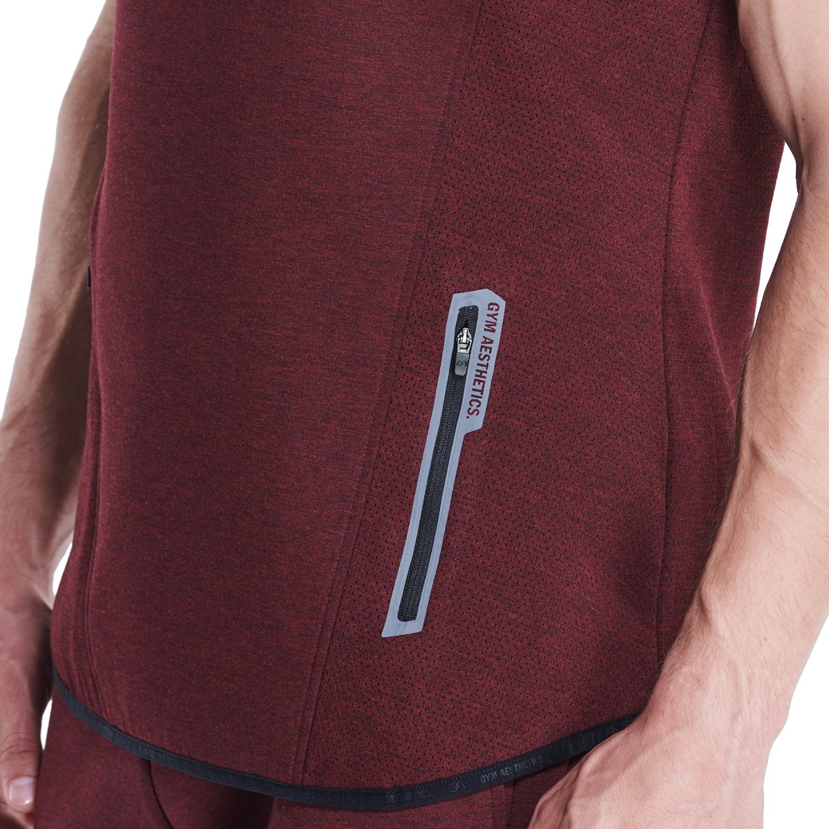 Image of OutRun Sleeveless Hoodie Vest for Men